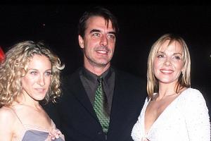 Chris Noth alias Mr. Big zwischen Sarah Jessica Parker und Kim Cattrall