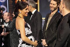 Herzogin Meghan im Gespräch mit Take That