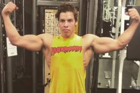 Arnie 2.0: Joesph Baena bei seinem Workout