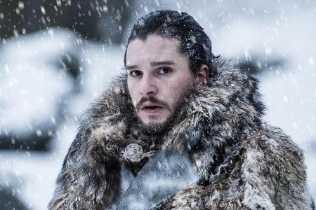 In genau diesem Look kennt alle Welt Kit Harington alias Jon Schnee aus 