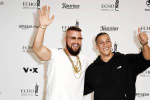 Kollegah (l.) und Farid Bang bei der Echo-Verleihung 2018