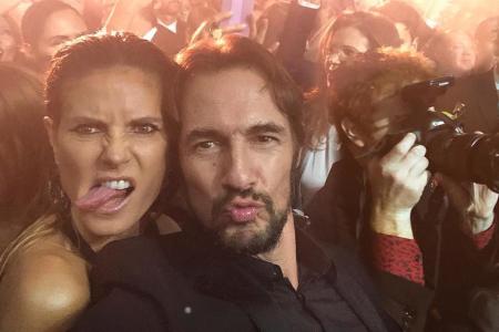 Heidi Klum und Thomas Hayo feiern bei einem Auftritt von Christina Aguilera