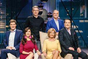 "Die Höhle der Löwen": Carsten Maschmeyer, Judith Williams, Frank Thelen, Dagmar Wöhrl, Dr. Georg Kofler und Ralf Dümmel (v.l.)