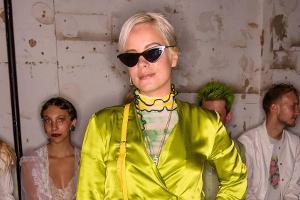 Lily Allen bei der Fashion Week in London
