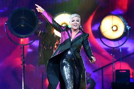 Pink während eines Auftritts auf ihrer derzeitigen Welttournee