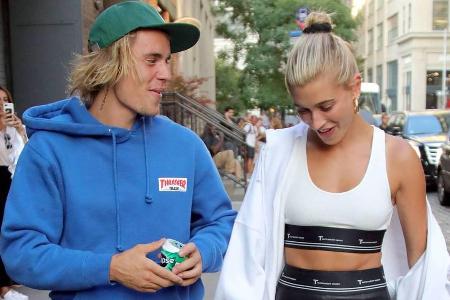 Lassen sich mit ihrer Hochzeit bis nächstes Jahr Zeit: Justin Bieber und Hailey Baldwin