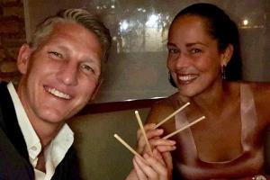 Bastian Schweinsteiger und Ana Ivanovic lassen es sich bei ihrem Sushi-Date gut gehen
