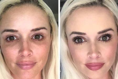 So einen großen Unterschied kann Make-up machen