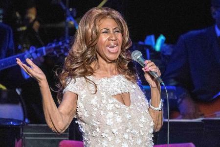 Aretha Franklin bei einem Auftritt aus dem Jahr 2017