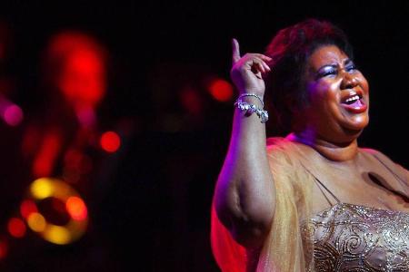 Aretha Franklin in ihrem Element
