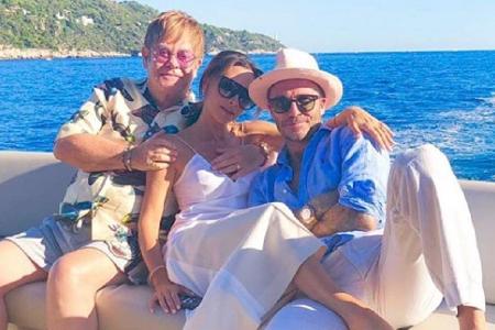 Befreundet seit 25 Jahren: Elton John und die Beckhams