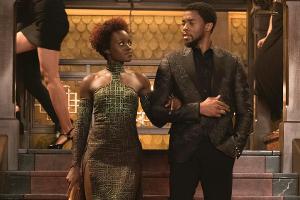 Knisternde Spannung herrscht in "Black Panther" zwischen T'Challa (Chadwick Boseman) und Nakia (Lupita Nyong'o)