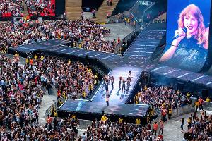 Taylor Swift bei einem Konzert im Londoner Wembley Stadion im Juni 2018