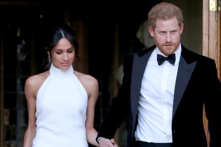 Herzogin Meghan und Prinz Harry nach ihrer Trauung