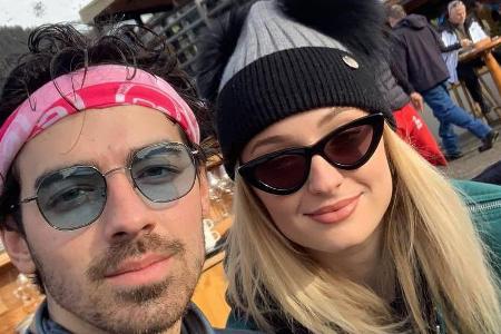 Sophie Turner und Joe Jonas beim Skifahren in der Schweiz