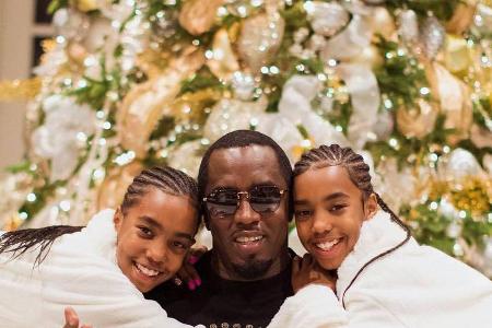 Sean Combs mit seinen Kindern