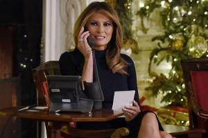Melania Trump glänzt auch am Telefon