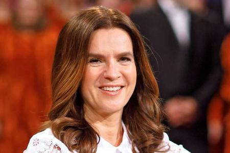 Katarina Witt bei einer TV-Aufzeichnung