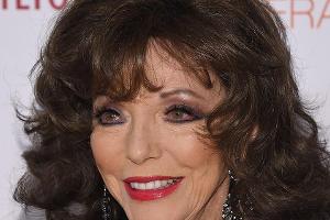 Joan Collins bei einem Auftritt in Los Angeles