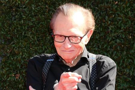 US-Moderator Larry King erfreut sich auch im hohen Alter bester Gesundheit