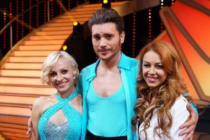 "Let's Dance" (v.l.): Marta Arndt, Bela Klentze und Oana Nechiti