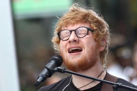 Ed Sheeran bei einem seiner Auftritte
