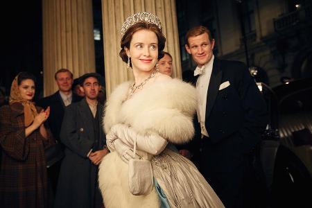 Claire Foy und Matt Smith in der ersten Staffel von 