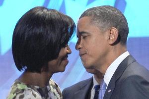 Seit 1992 verheiratet und offenbar immer noch verliebt: Michelle und Barack Obama