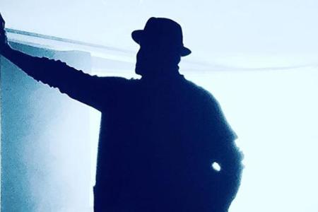 Sylvester Stallone am Set von 