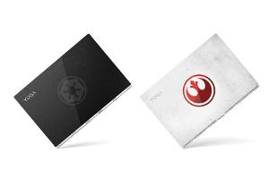 Die "Galactic Empire"- und "Rebel Alliance"-Fassung des Lenovo Yoga 920
