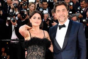 Penélope Cruz an der Seite ihres Ehemannes Javier Bardem bei der Filmpremiere von "Everybody Knows" in Cannes