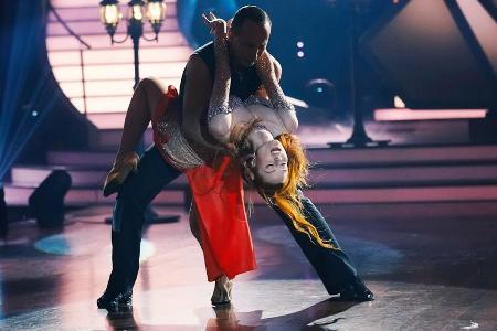 Barbara Meier und Sergiu Luca haben es ins Halbfinale geschafft