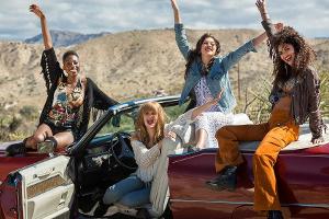 Die vier GNTM-Finalistinnen: Toni, Pia, Christina und Julianna (v.l.n.r.)