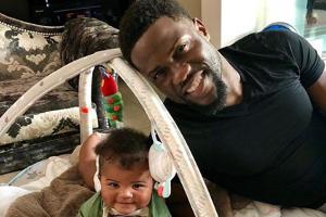 Kevin Hart oder sein Kind: Wer strahlt schöner?
