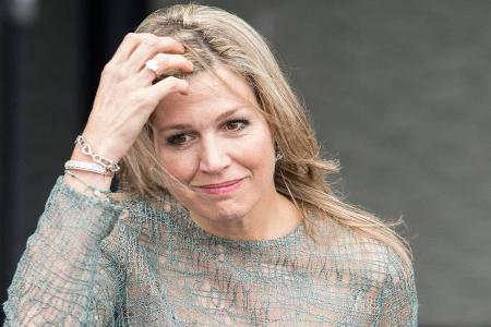 Königin Máxima der Niederlande bei ihrem ersten öffentlichen Auftritt nach dem Tod ihrer Schwester