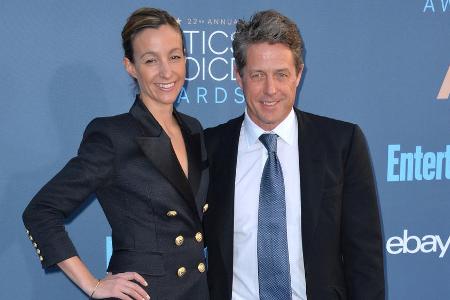 Haben erst Ende Mai geheiratet: Hugh Grant und seine Ehefrau Anna Elisabet Eberstein