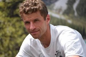 Thomas Müller sorgt oft in der Nationalmannschaft für gute Laune