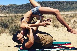 Im Schauspieler-Ehepaar Ian Somerhalder und Nikki Reed stecken wahre Akrobaten