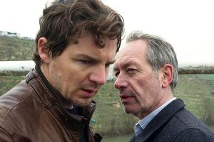 "Tatort: Preis des Lebens": Frank Mendt (Robert Hunger-Bühler) hat erkannt, dass Sebastian Bootz (Felix Klare) ihn in eine F...