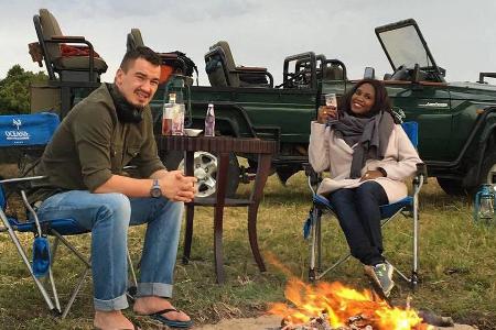 Ostern am Lagerfeuer: Motsi Mabuse und ihr Mann verbringen Ostern in Südafrika