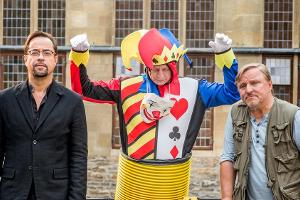 "Tatort: Gott ist auch nur ein Mensch": Kommisar Frank Thiel (Axel Prahl, r.) und Prof. Karl-Friedrich Boerne (Jan Josef Lie...