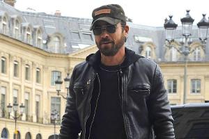 Justin Theroux wirkte in Paris nicht gerade geknickt über sein neues Single-Dasein