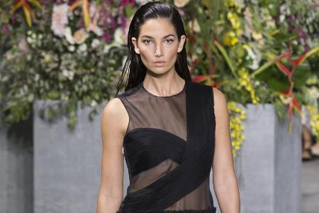Lily Aldridge bei einem Auftritt auf der New York Fashion Week