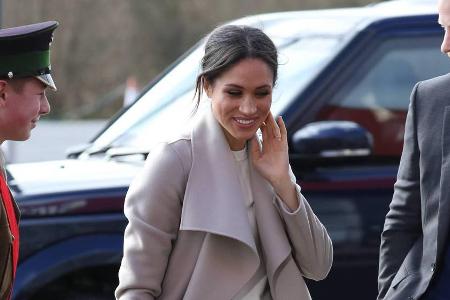Meghan Markle und Prinz Harry bei ihrem Besuch in Belfast