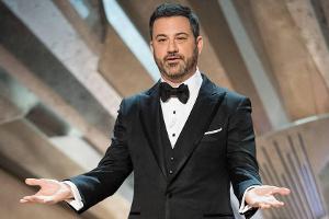 Jimmy Kimmel auf der Bühne der 90. Oscar-Verleihung