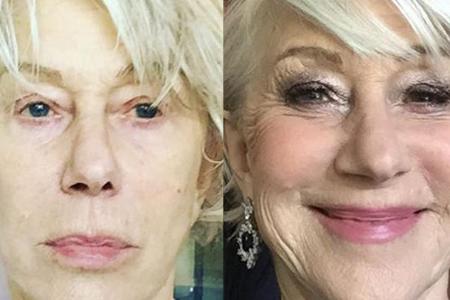 Schauspielerin Helen Mirren im Vorher-Nachher-Vergleich