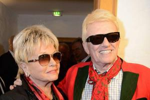Heino mit seiner Frau Hannelore auf einer Veranstaltung Anfang 2018