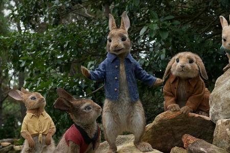 Peter Hase und seine Freunde im neuen Kinoabenteuer