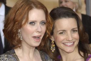 Die "Sex and the City"-Stars Cynthia Nixon (links) und Kristin Davis bei einem gemeinsamen Auftritt