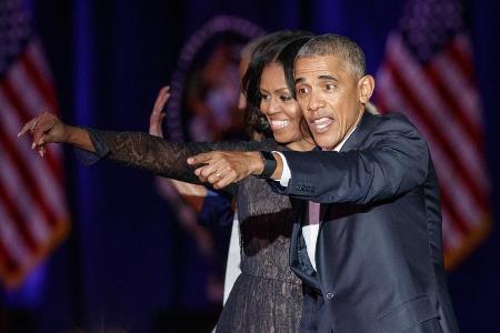 Show-Potenzial haben Michelle und Barack Obama auf jeden Fall